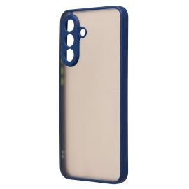 Чехол для Samsung SM-A566B (Galaxy A56 5G) пластиковый с окантовкой <темно-синий>