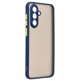 Чехол для Samsung SM-A566B (Galaxy A56 5G) пластиковый с окантовкой <темно-синий>