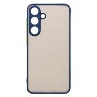 Чехол для Samsung SM-S936B (Galaxy S25 Plus) пластиковый с окантовкой <темно-синий> ― OnlineBazar.su