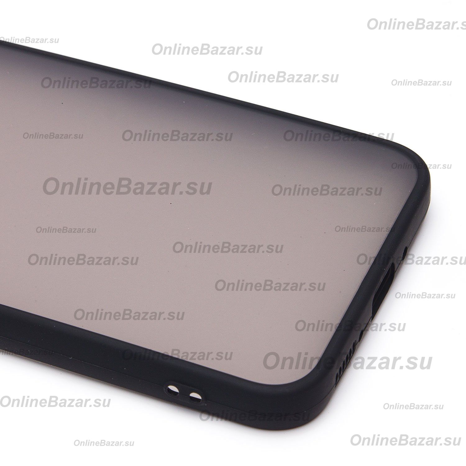 Чехол для Samsung SM-A546E (Galaxy A54 5G) пластиковый с окантовкой <черный> ― OnlineBazar.su