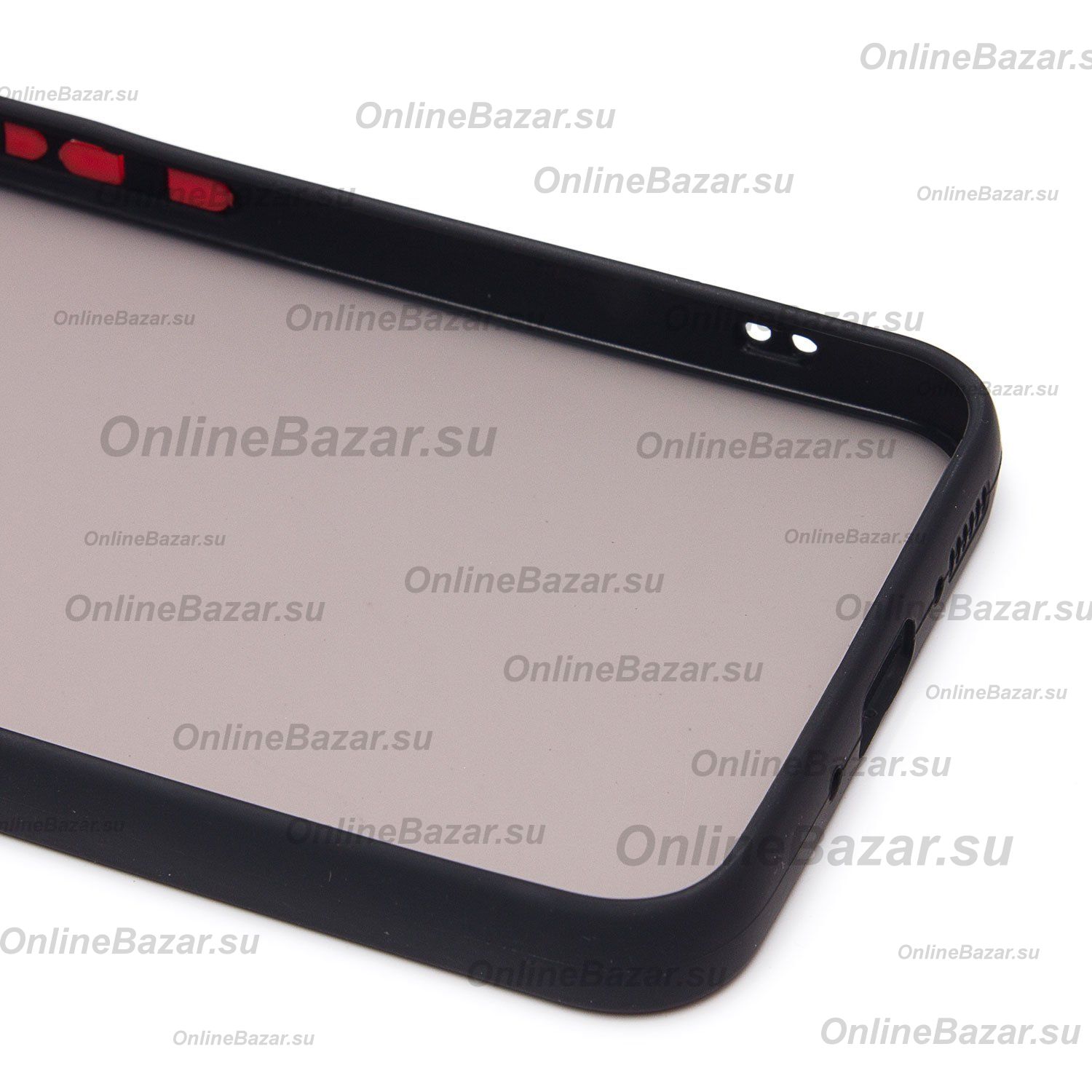 Чехол для Samsung SM-A546E (Galaxy A54 5G) пластиковый с окантовкой <черный> ― OnlineBazar.su