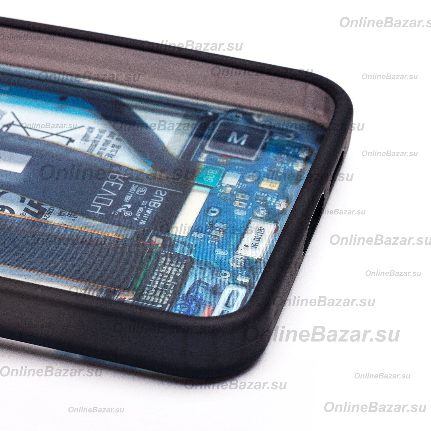 Чехол для Samsung SM-S926B (Galaxy S24 Plus) пластиковый (рис. 088) <голубой> ― OnlineBazar.su