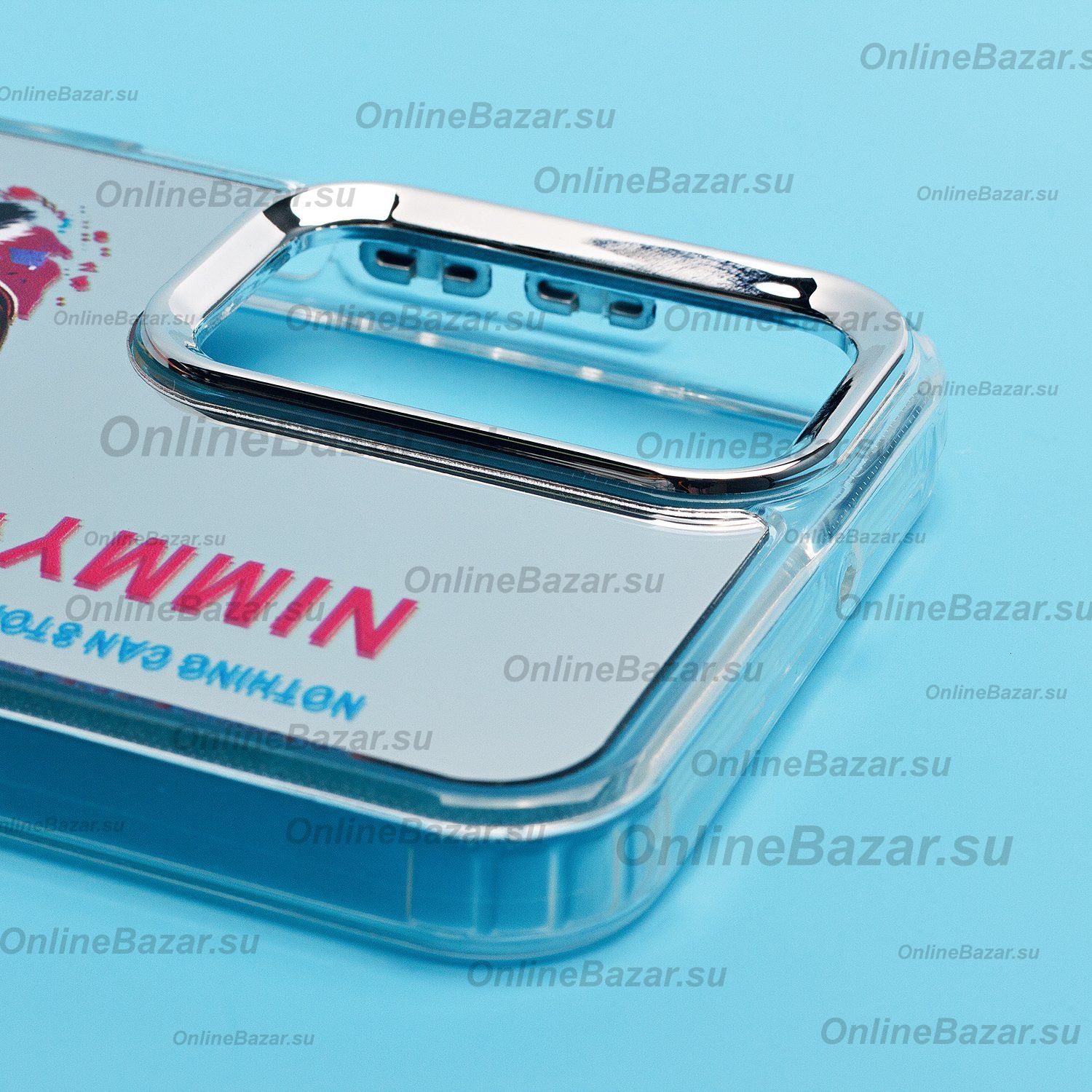 Чехол для Samsung SM-A256E (Galaxy A25 5G) силиконовый (рис. 092/енот) <серый> ― OnlineBazar.su
