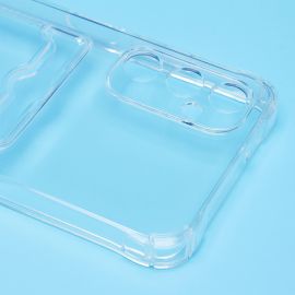 Чехол для Samsung SM-A057F (Galaxy A05s) силиконовый с картхолдером №2 <прозрачный>