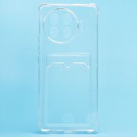 Чехол для Tecno Spark 20 Pro+ (KJ7) силиконовый с картхолдером №2 <прозрачный> ― OnlineBazar.su