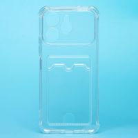 Чехол для Tecno Spark 40 (KM5n) силиконовый с картхолдером №2 <прозрачный> ― OnlineBazar.su