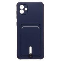 Чехол для Samsung SM-A045F (Galaxy A04) силиконовый с картхолдером №4 <синий> ― OnlineBazar.su