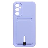 Чехол для Samsung SM-A346E (Galaxy A34 5G) силиконовый с картхолдером №4 <фиолетовый> ― OnlineBazar.su