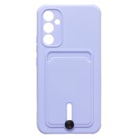 Чехол для Samsung SM-A346E (Galaxy A34 5G) силиконовый с картхолдером №4 <светло-фиолетовый> ― OnlineBazar.su