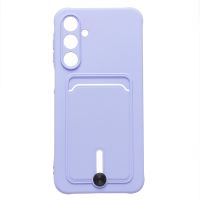 Чехол для Samsung SM-A166B (Galaxy A16 5G) силиконовый с картхолдером №4 <светло-фиолетовый> ― OnlineBazar.su