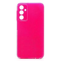 Чехол для Samsung SM-A245F (Galaxy A24) силиконовый с блестками №3 <розовый> ― OnlineBazar.su