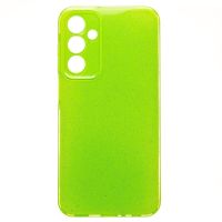 Чехол для Samsung SM-A256E (Galaxy A25 5G) силиконовый с блестками №3 <светло-зеленый> ― OnlineBazar.su