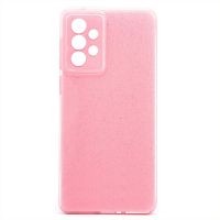 Чехол для Samsung SM-A736B (Galaxy A73 5G) силиконовый с блестками №3 <светло-розовый> ― OnlineBazar.su