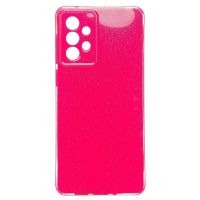 Чехол для Samsung SM-A736B (Galaxy A73 5G) силиконовый с блестками №3 <розовый> ― OnlineBazar.su
