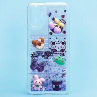 Чехол для Tecno Camon 19 Neo (CH6i) силиконовый 3D игрушки <фиолетовый> ― OnlineBazar.su
