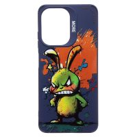 Чехол для Infinix Hot 30i (X669D) силиконовый (рис. 335/заяц) <темно-синий> ― OnlineBazar.su