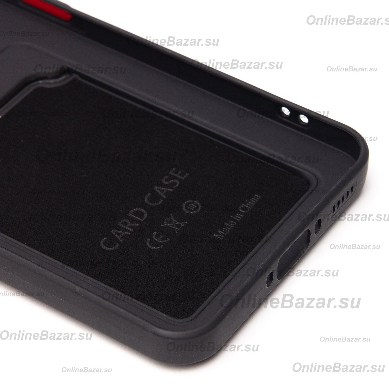 Чехол для Samsung SM-A566B (Galaxy A56 5G) силиконовый с картхолдером №9 <черный> ― OnlineBazar.su