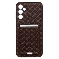 Чехол для Samsung SM-A245F (Galaxy A24) силиконовый с картхолдером №8 <коричневый> ― OnlineBazar.su