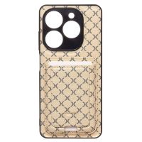 Чехол для Tecno Spark 20C (BG7n) силиконовый с картхолдером №8 <белый> ― OnlineBazar.su