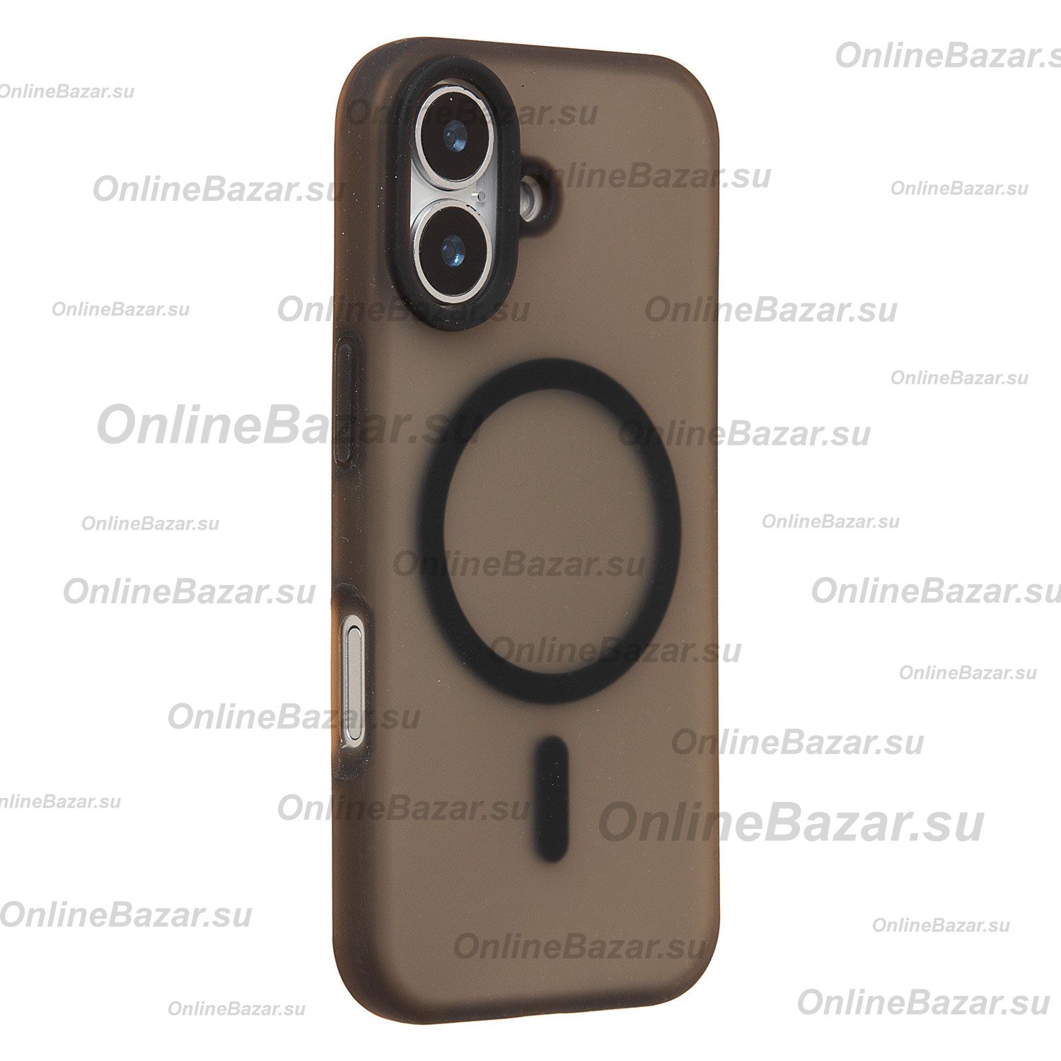 Чехол для Apple iPhone 17 пластиковый MagSafe Vawi №2 <черный> ― OnlineBazar.su