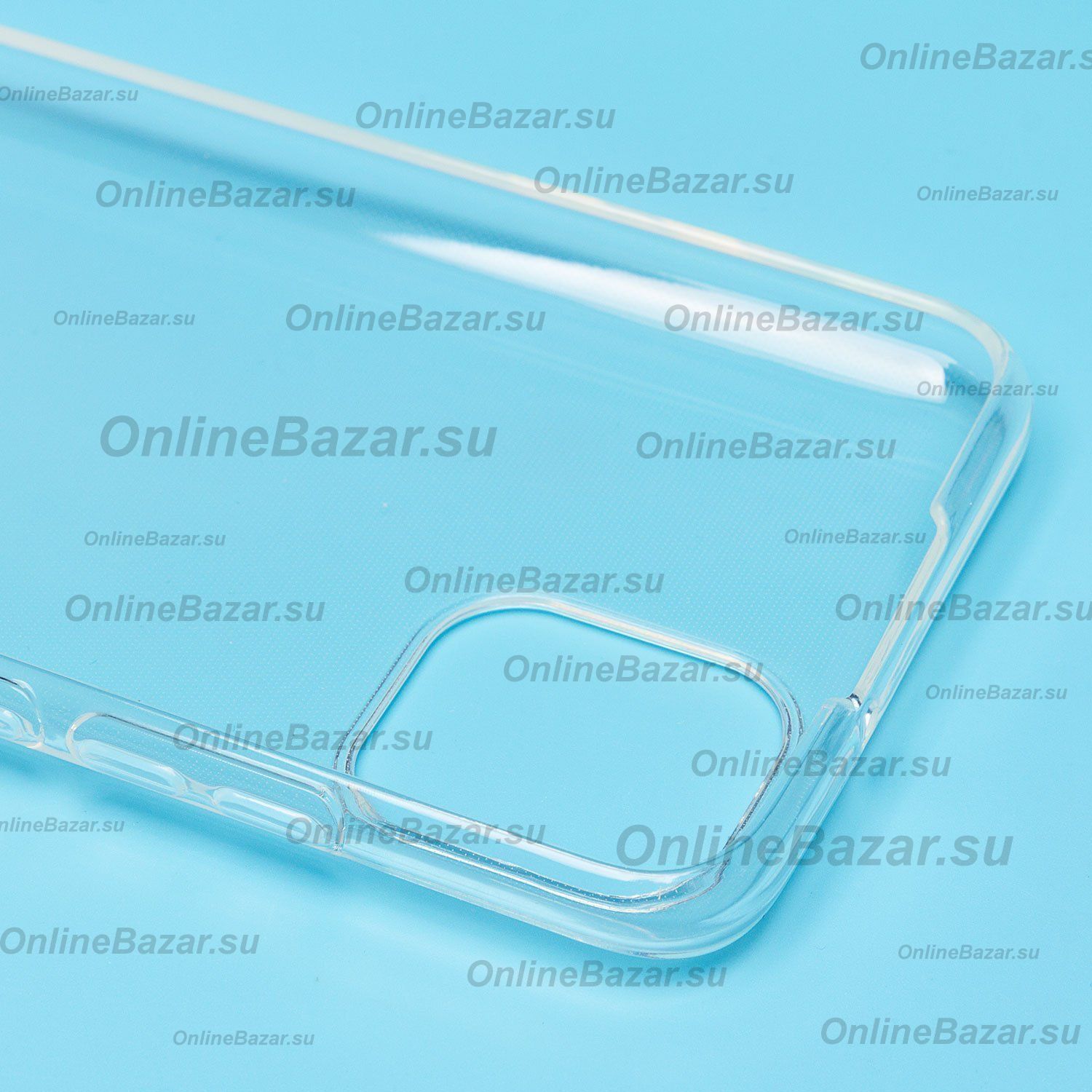 Чехол для Samsung SM-A035F (Galaxy A03) силиконовый (0,9 mm) <прозрачный> ― OnlineBazar.su