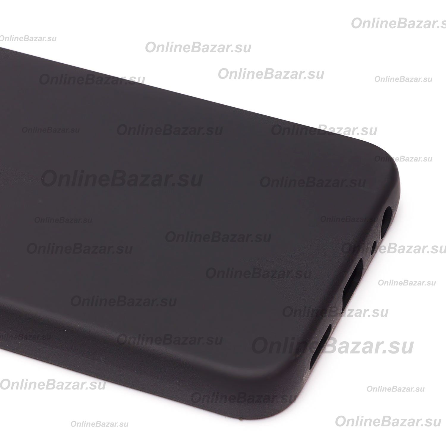 Чехол для Huawei Honor X6 силиконовый Soft Touch 4 <черный> ― OnlineBazar.su