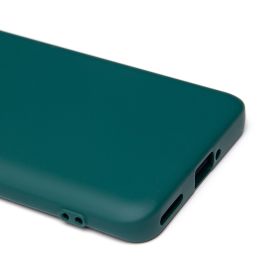 Чехол для Realme RMX3988 силиконовый Soft Touch 4 <темно-зеленый>