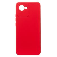Чехол для Realme C30 силиконовый Soft Touch 4 <красный> ― OnlineBazar.su