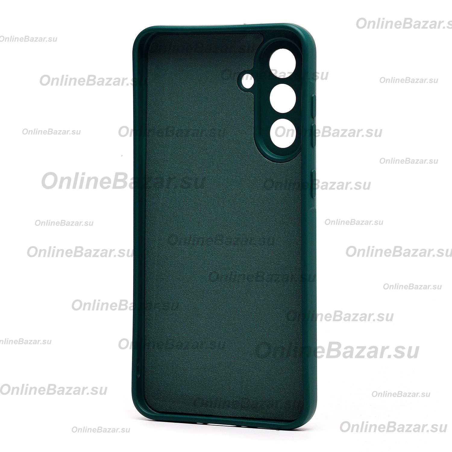 Чехол для Samsung SM-A566B (Galaxy A56 5G) силиконовый Soft Touch 4 <темно-зеленый> ― OnlineBazar.su