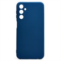 Чехол для Samsung SM-A245F (Galaxy A24) силиконовый Soft Touch 4 <темно-синий> ― OnlineBazar.su