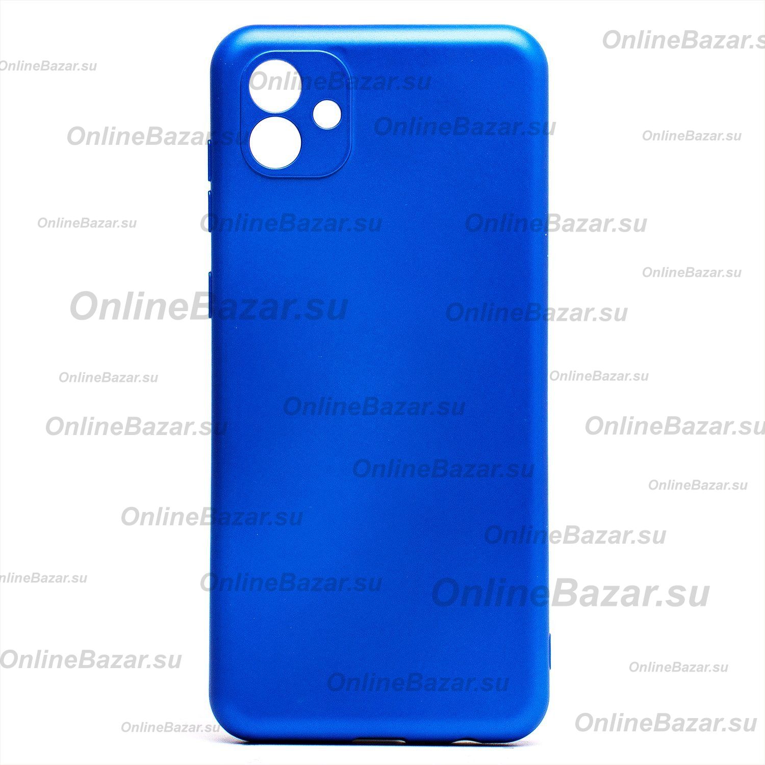 Чехол для Samsung SM-A045F (Galaxy A04) силиконовый Soft Touch 4 <синий> ― OnlineBazar.su