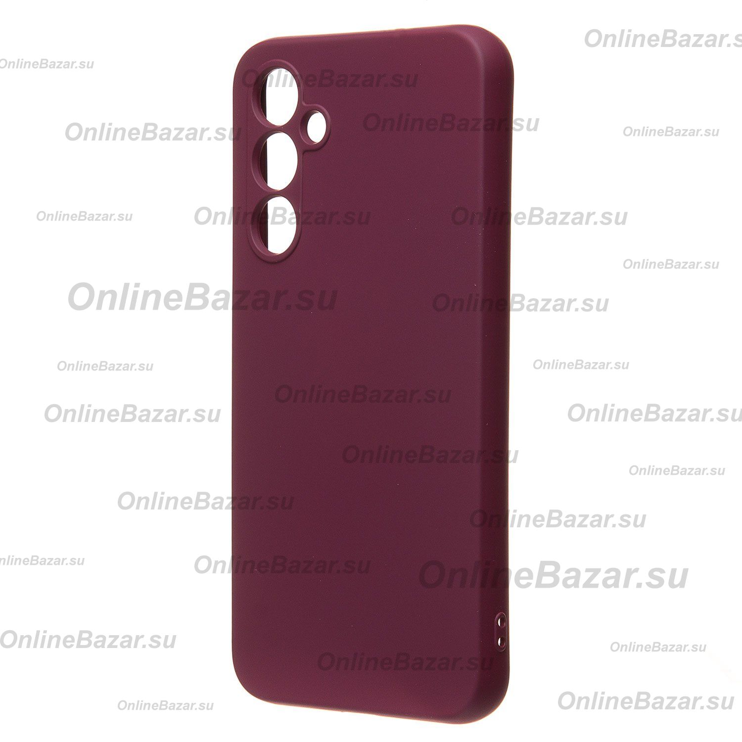 Чехол для Samsung SM-A546E (Galaxy A54 5G) силиконовый Soft Touch 4 <бордовый> ― OnlineBazar.su