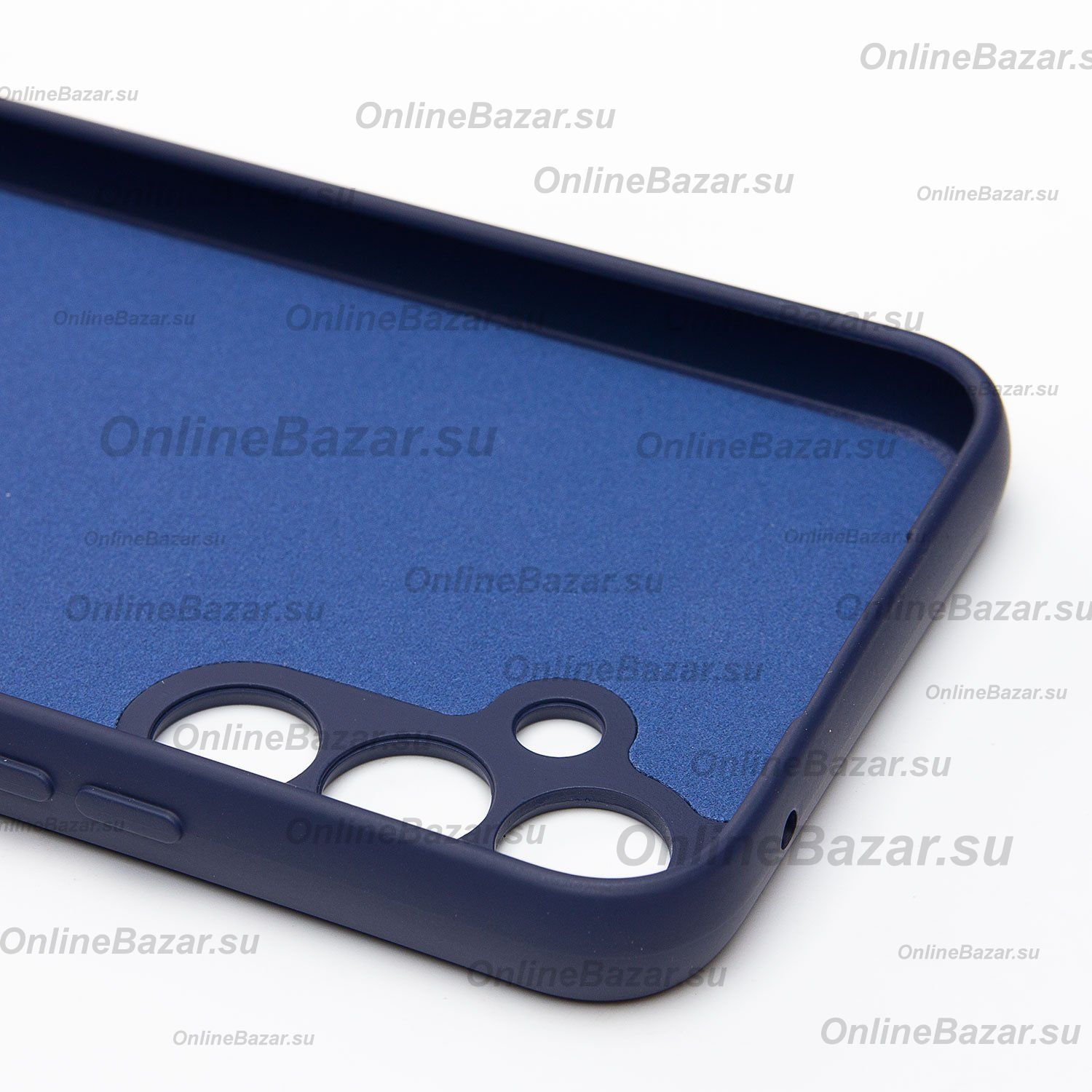 Чехол для Samsung SM-A546E (Galaxy A54 5G) силиконовый Soft Touch 4 <темно-синий> ― OnlineBazar.su
