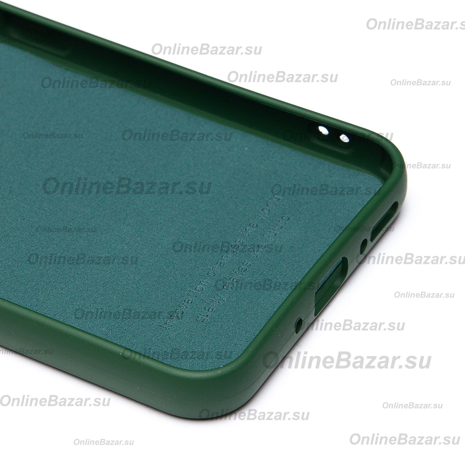 Чехол для Samsung SM-A546E (Galaxy A54 5G) силиконовый Soft Touch 4 <темно-зеленый> ― OnlineBazar.su