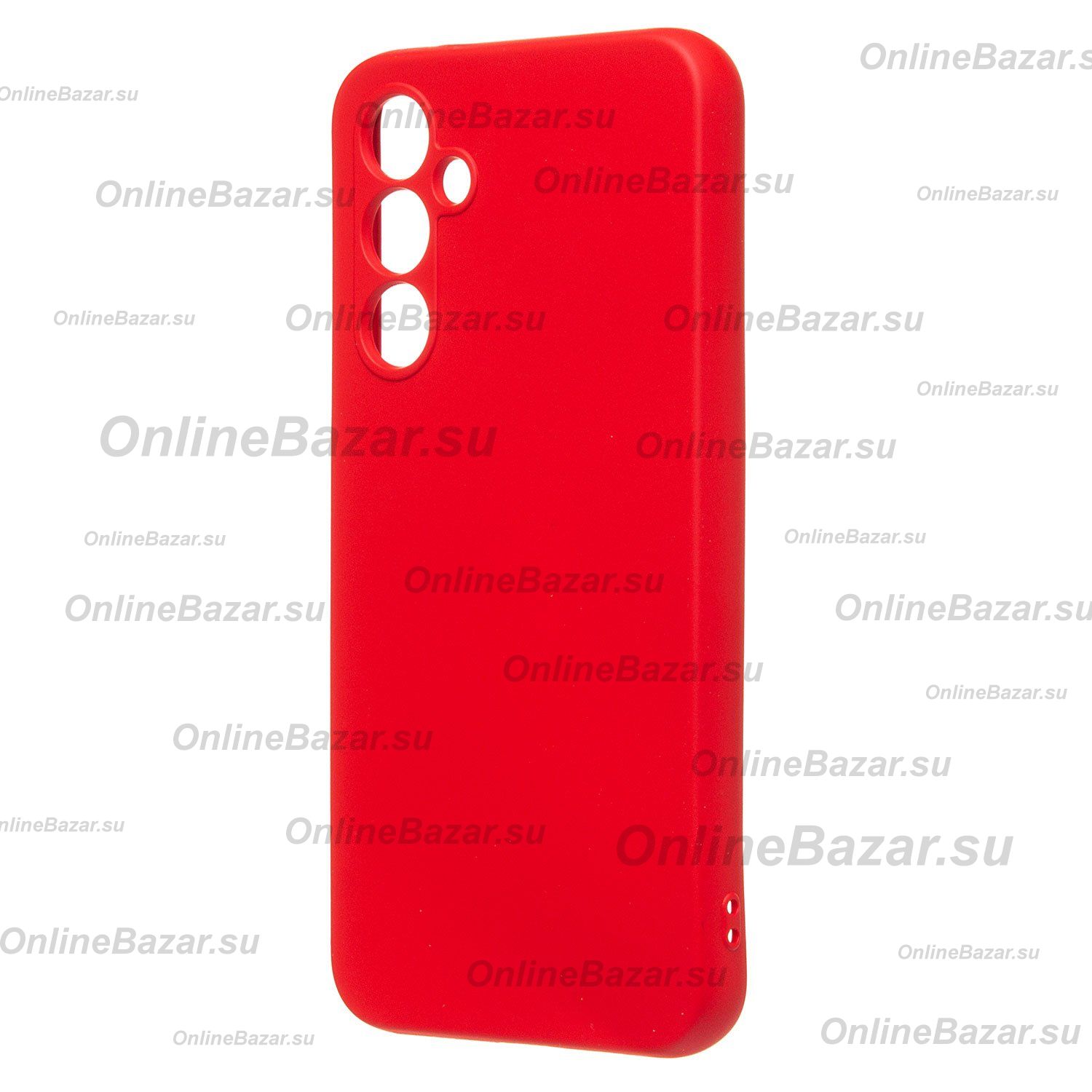Чехол для Samsung SM-A546E (Galaxy A54 5G) силиконовый Soft Touch 4 <красный> ― OnlineBazar.su