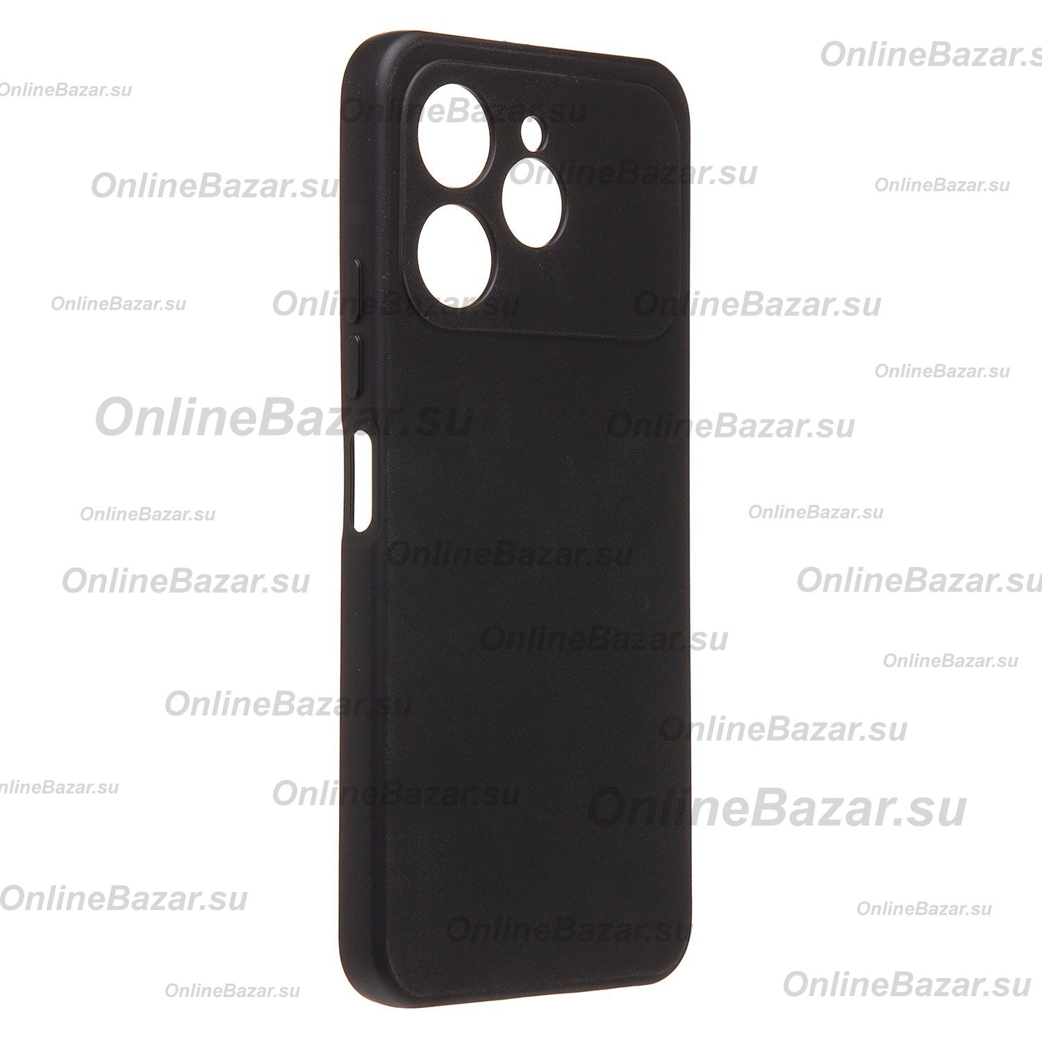 Чехол для Tecno Spark 40 (KM5n) силиконовый Soft Touch 2 <черный> ― OnlineBazar.su