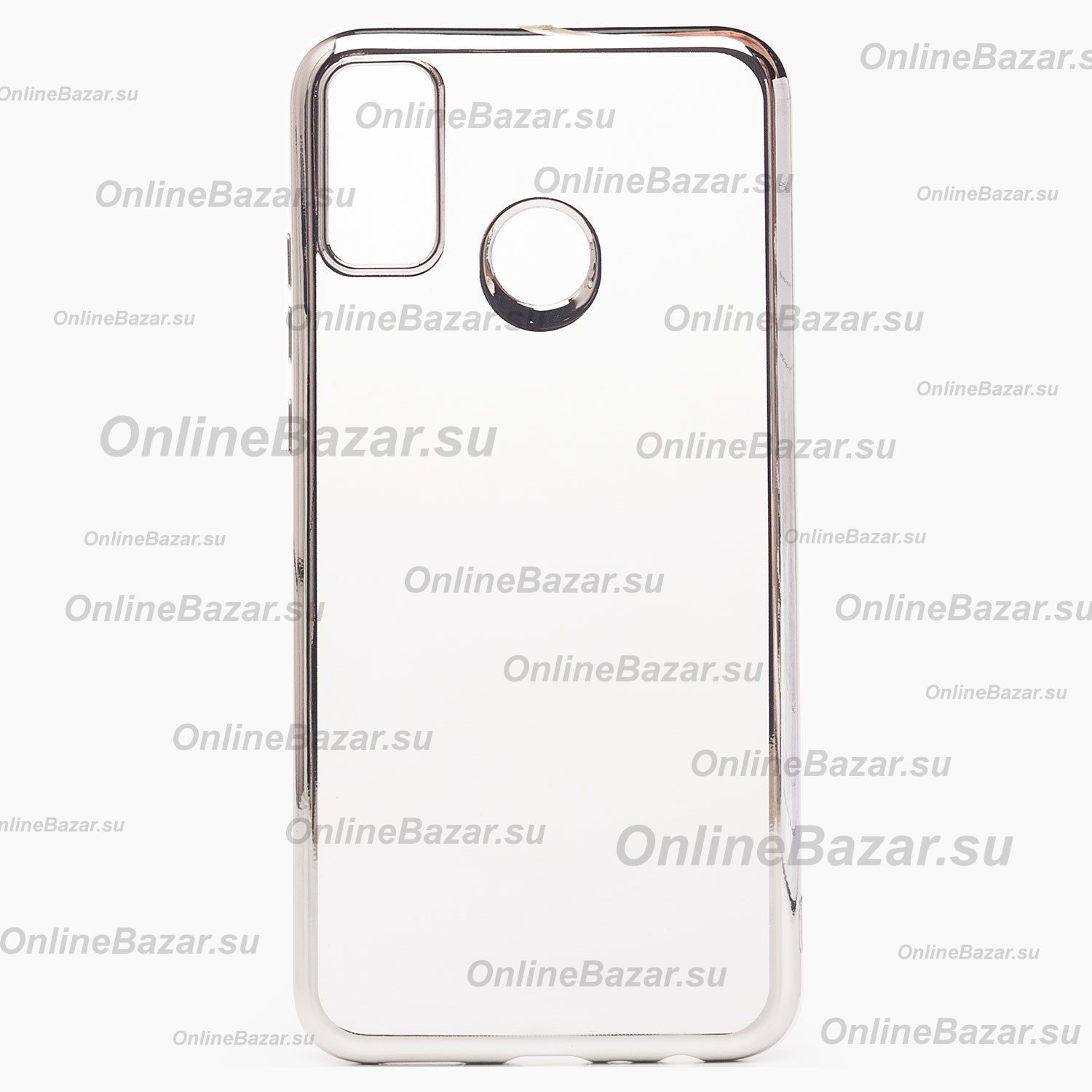 Чехол для Huawei Honor 9X Lite силиконовый ультратонкий Pilot <серебристый> ― OnlineBazar.su