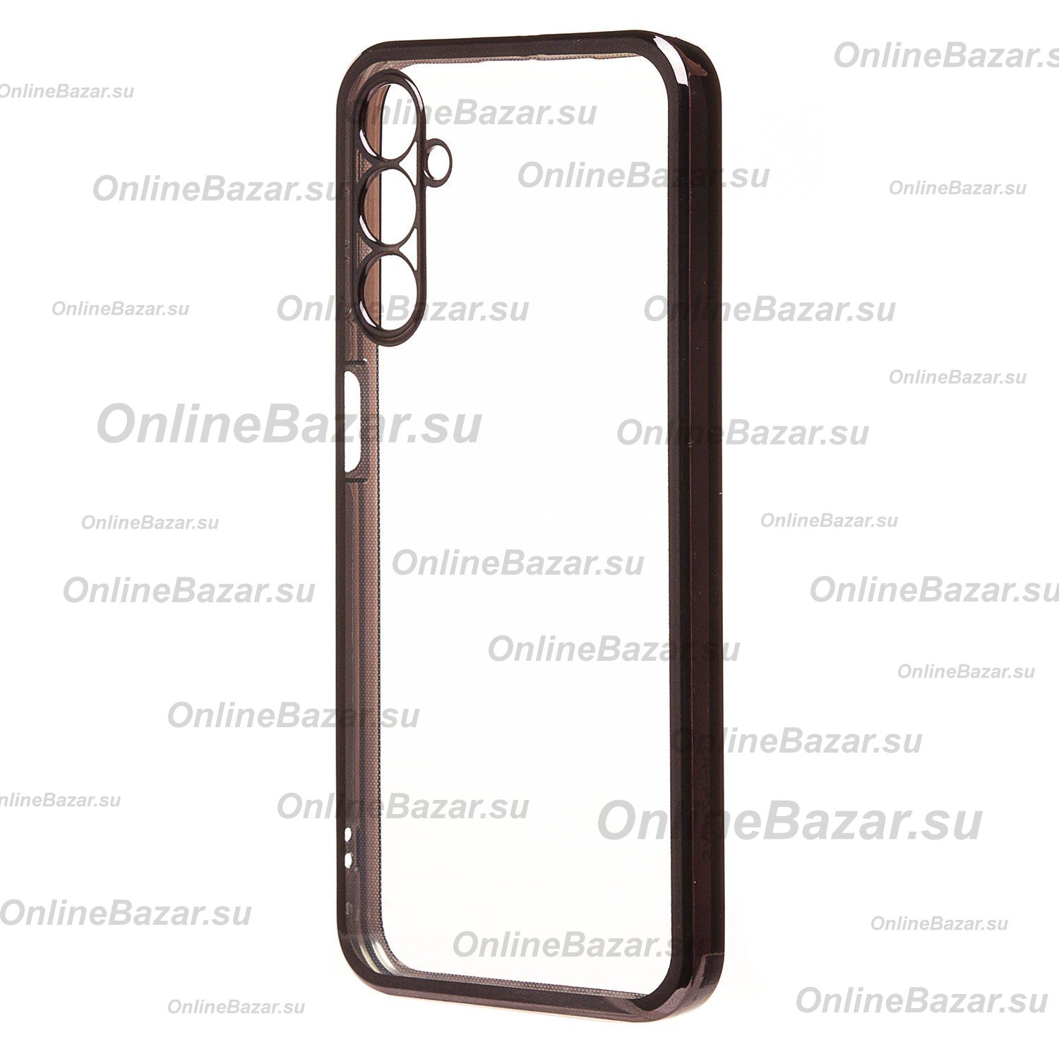 Чехол для Samsung SM-A245F (Galaxy A24) силиконовый ультратонкий Pilot <черный> ― OnlineBazar.su