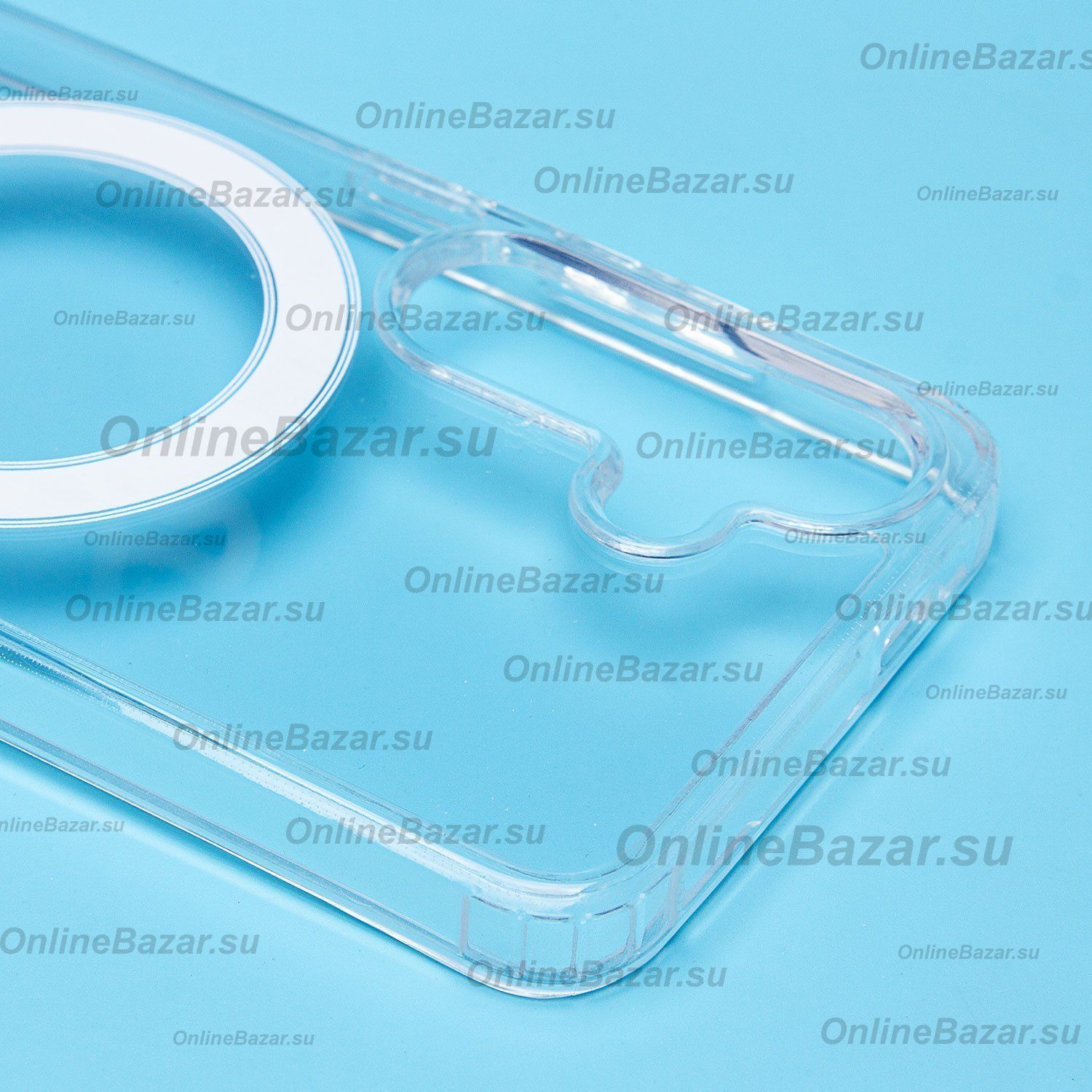 Чехол для Samsung SM-S936B (Galaxy S25 Plus) пластиковый MagSafe №4 <прозрачный> (премиум) ― OnlineBazar.su
