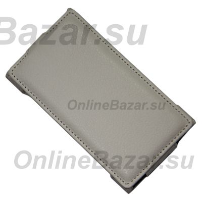 Чехол для Nokia 900 Lumia флип кожзам №1 <белый> ― OnlineBazar.su
