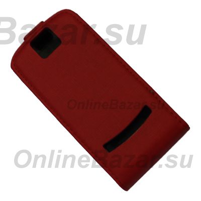 Чехол для Nokia 600 флип кожзам №3 <красный> ― OnlineBazar.su