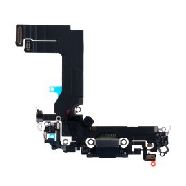 Шлейф для Apple iPhone 13 mini на системный разъем и микрофон <черный>