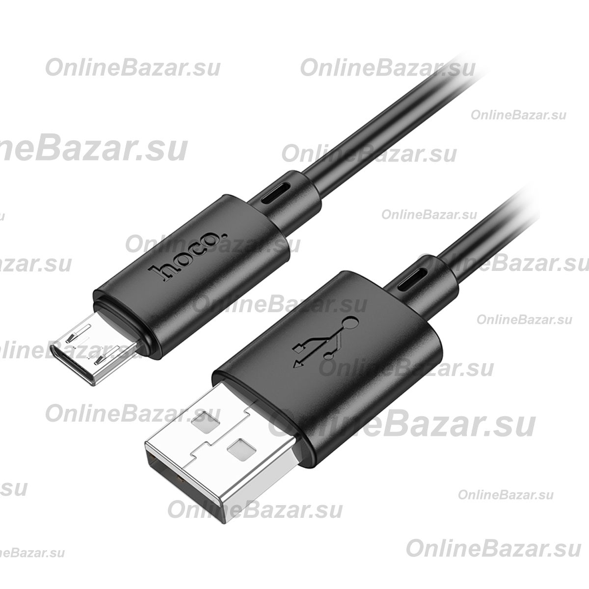 Кабель USB MicroUSB Hoco X88 <черный> ― OnlineBazar.su