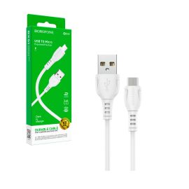 Кабель USB MicroUSB Borofone BX51 <белый>