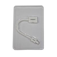 Кабель OTG (USB Host - microUSB) Pisen (15 см) <белый> ― OnlineBazar.su