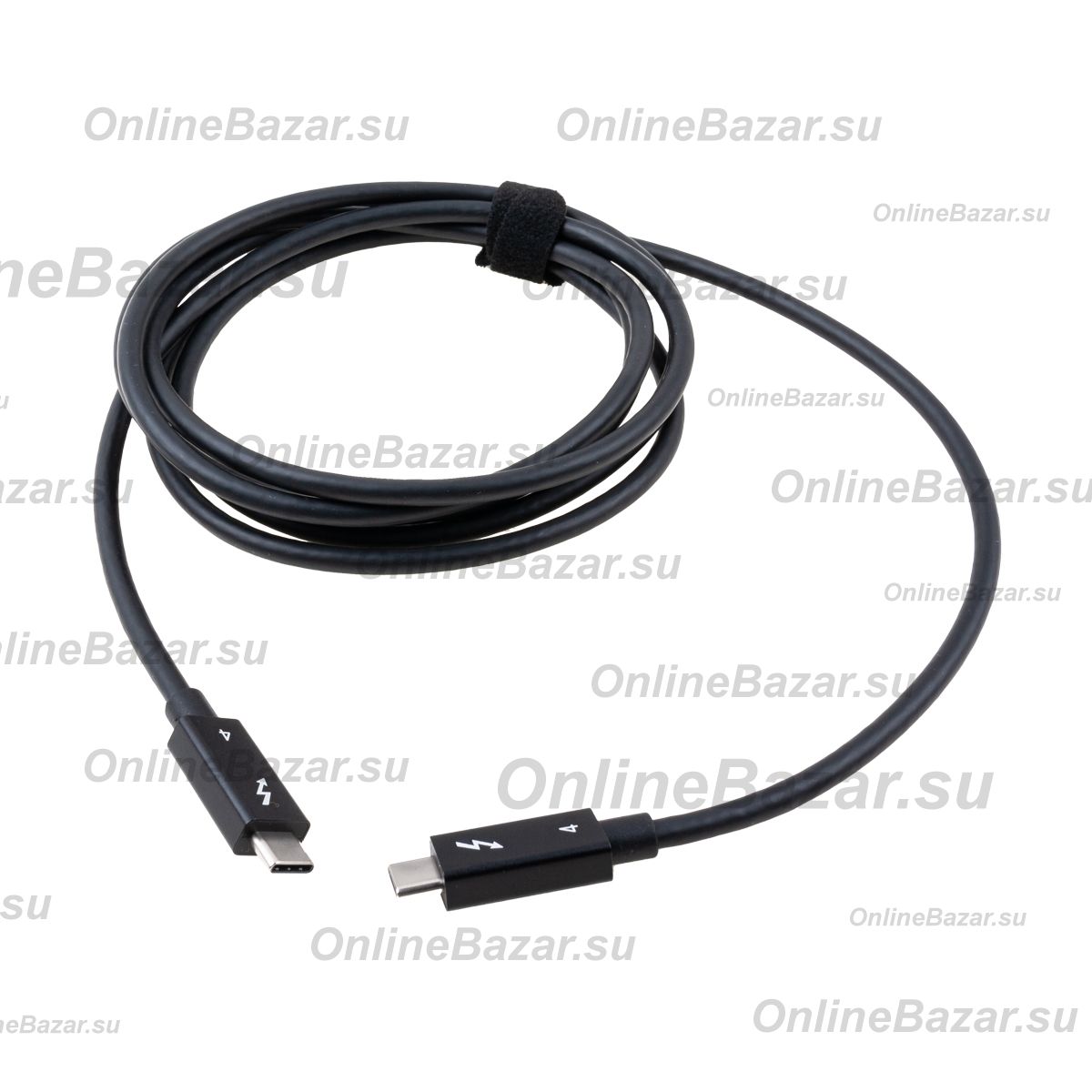 Кабель USB-C Type-C (100W/Thunderbolt 4/PD/2 метра) <черный> ― OnlineBazar.su