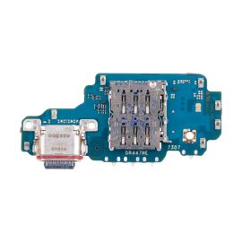 Плата нижняя для Samsung SM-S938B (Galaxy S25 Ultra) на системный разъем, разъем Sim-карты и микрофон (оригинал)
