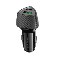 Автомобильное зарядное устройство USB Borofone BZ31C (30W/QC3.0/PD/USB-C) <черный> ― OnlineBazar.su