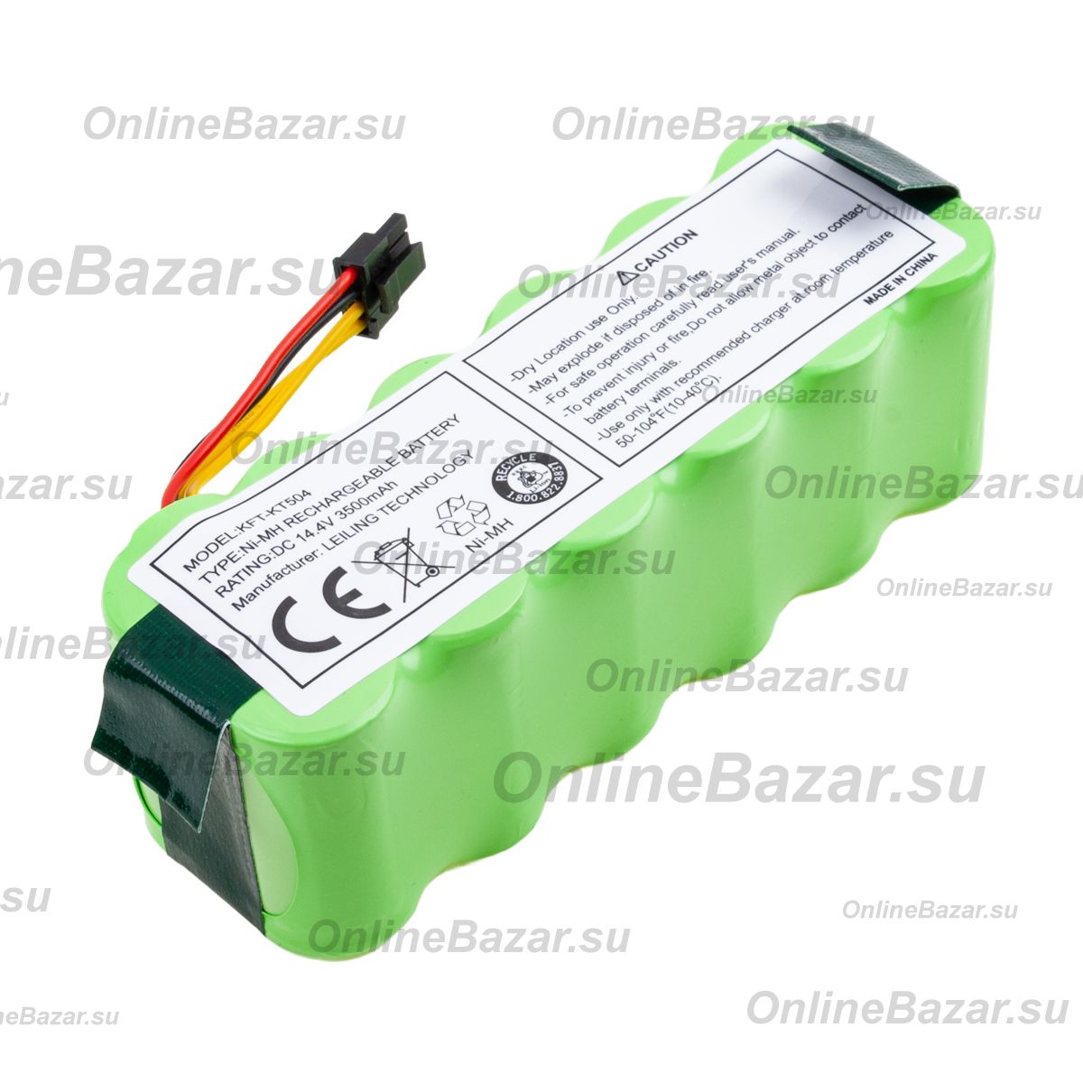 Аккумуляторная батарея для робота-пылесоса Kitfort KT504 (14.4V) 3500 mAh ― OnlineBazar.su