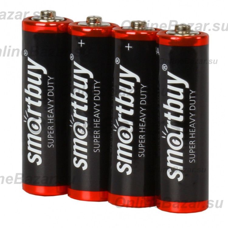 Батарейка AA Smart Buy R6 (упаковка 4 шт.) ― OnlineBazar.su